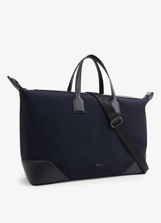 Reiss Elliot businesstas met afneembare schouderriem - detail dark navy / blauw