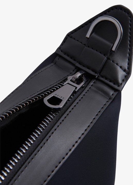 Reiss Elliot businesstas met afneembare schouderriem - detail 2 dark navy / blauw