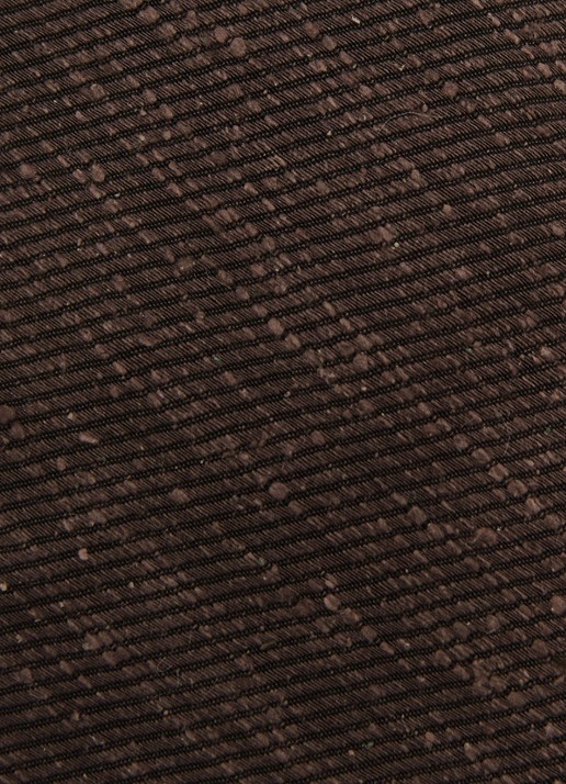 Reiss Ermo stropdas in zijdeblend - detail 5 chocoladebruin