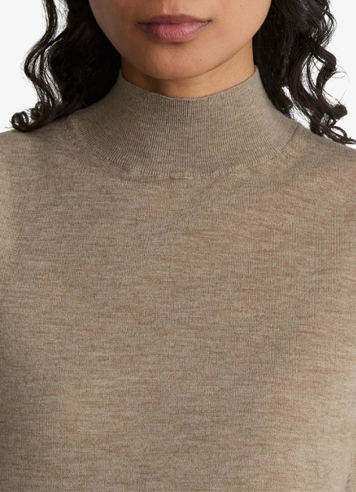 Reiss Evelyn mouwloze top in merino wolblend - detail 2 beige