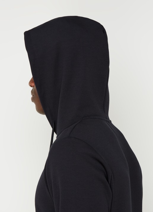 Reiss Fabien hoodie met stretch - detail 3 black / zwart