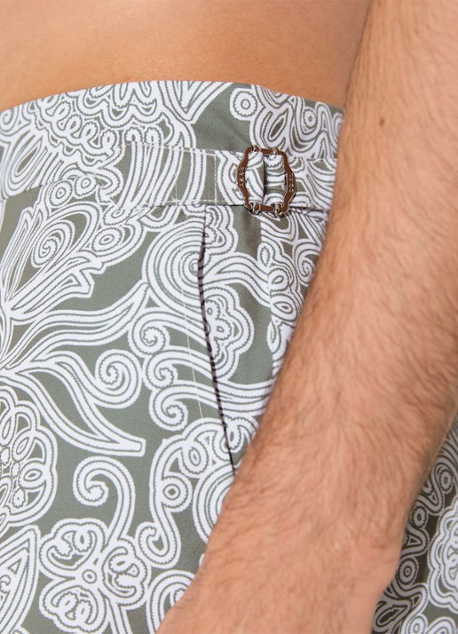 Reiss Fallow zwemshort met print - detail 4 groen