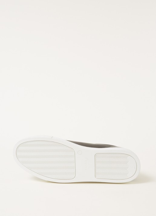 Reiss Finley sneaker van leer  - detail 5 zwart