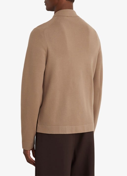 Reiss Fleetwood jack met borstzakken - achterkant 6 camel