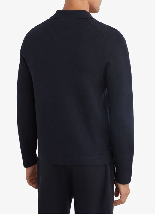 Reiss Fleetwood jack met borstzakken - achterkant 7 navy / blauw