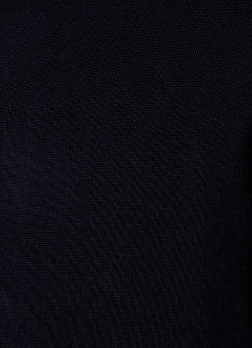 Reiss Forbes fijngebreid vest van wol met stretch - detail 3 donkerblauw