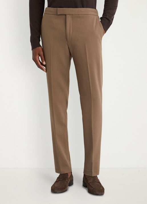 Reiss Found slim fit pantalon met steekzakken