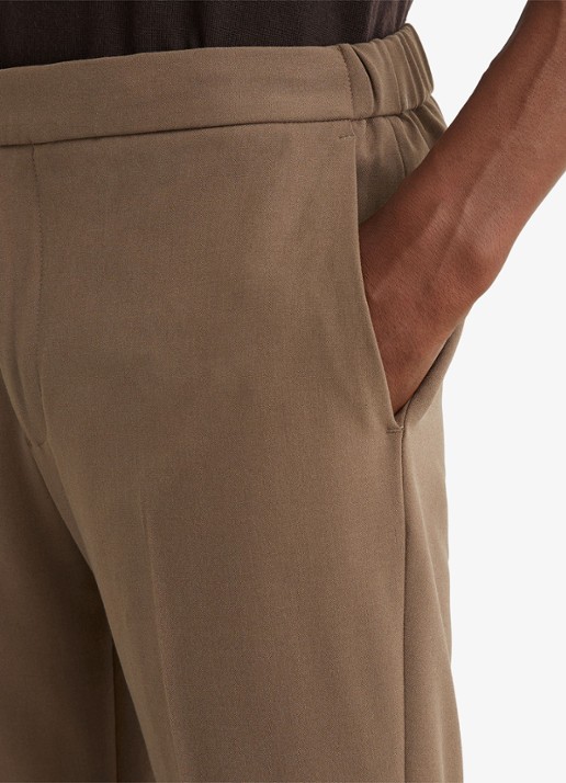 Reiss Found slim fit pantalon met steekzakken - detail 5 lichtbruin