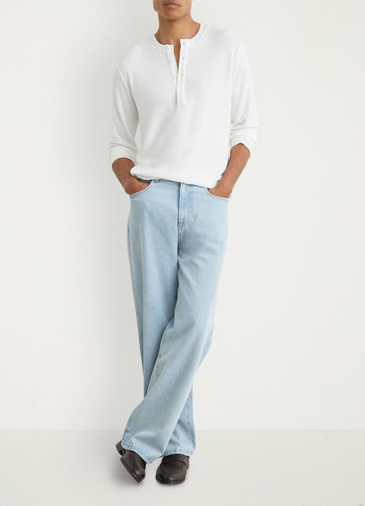 Reiss Francisco longsleeve met ribstructuur
