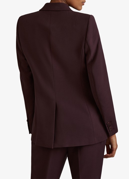 Reiss Gabi blazer met klepzakken - detail 5 aubergine