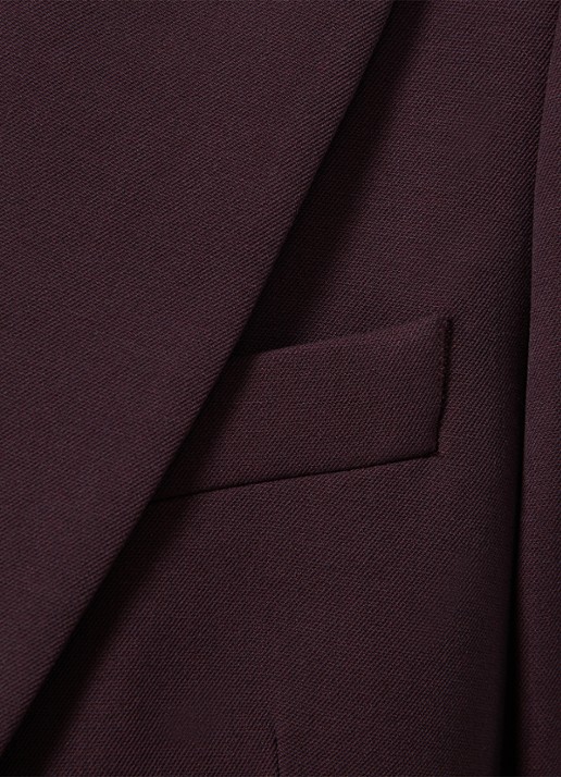 Reiss Gabi blazer met klepzakken - detail 6 aubergine