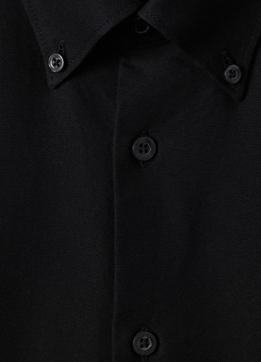 Reiss Greenwich slim fit overhemd met borstzak - detail 5 black / zwart