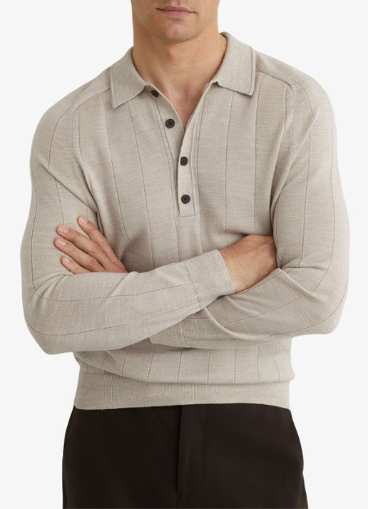Reiss Greyson pullover in merino wolblend
