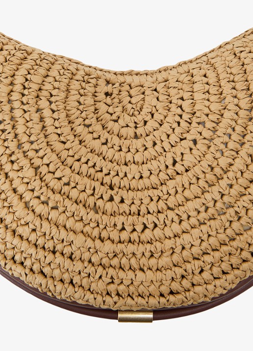 Reiss Harriet schoudertas met details van leer - detail 7 bruin
