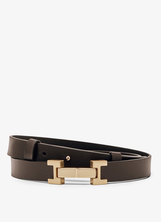 Reiss Hayley riem van leer