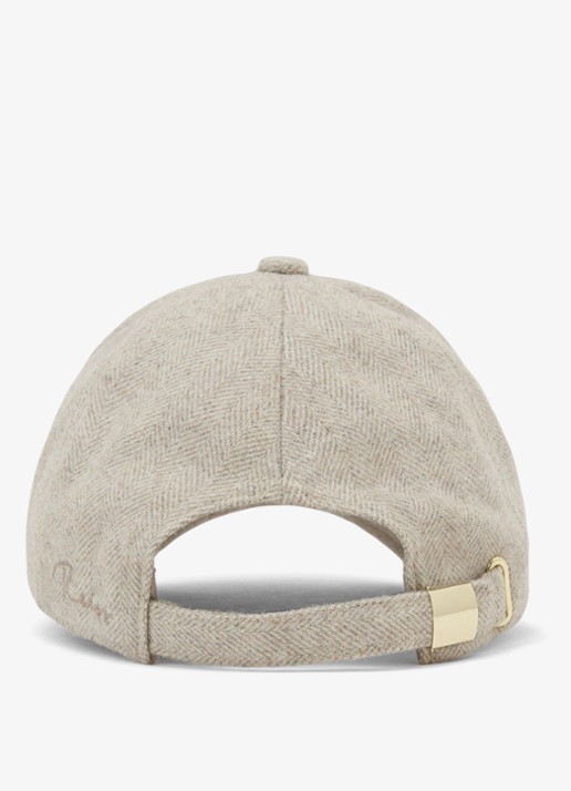 Reiss Helena pet in wolblend - achterkant naturel