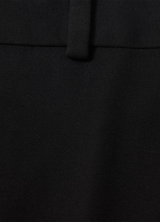 Reiss High waist straight fit pantalon met steekzakken - detail 6 black / zwart