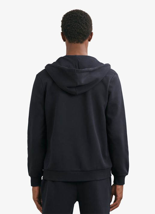 Reiss Howel sweatvest met capuchon  - achterkant navy / blauw