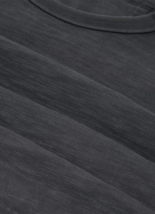 Reiss Huxley T-shirt met gemêleerd dessin - detail 4 navy / blauw