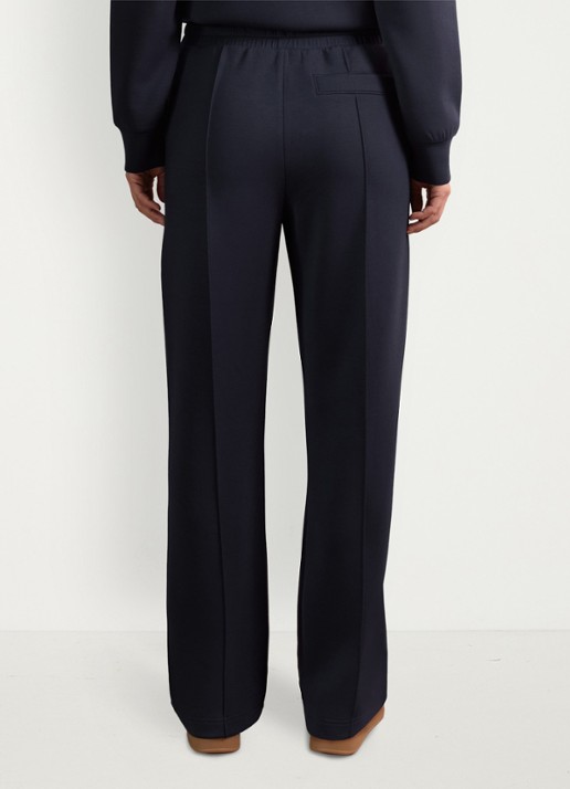 Reiss Jemma high waist straight fit joggingbroek met steekzakken - achterkant 5 blauw
