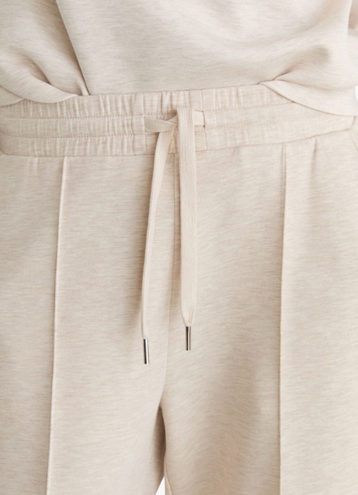 Reiss Jemma high waist wide fit joggingbroek met steekzakken - detail 4 beige