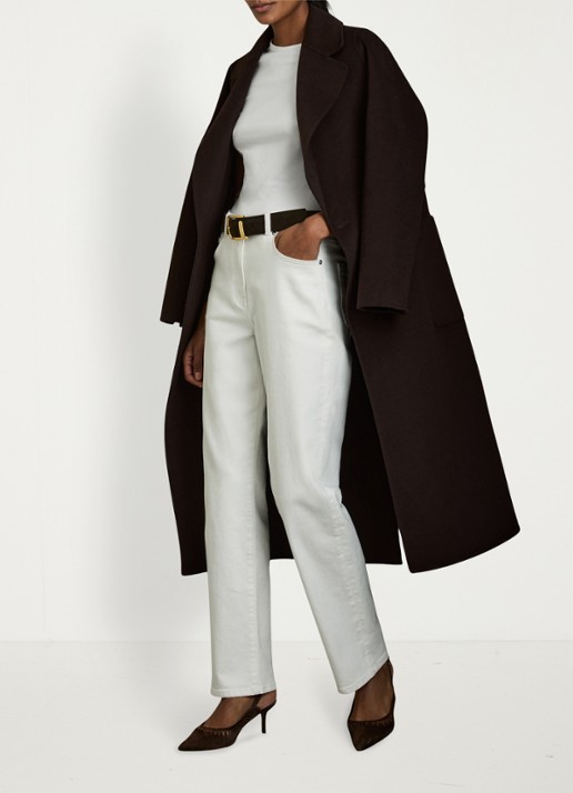 Reiss Jolie T-shirt met stretch - voorkant 3 wit