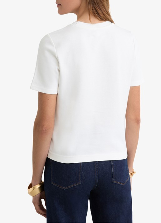 Reiss Josie T-shirt met ronde hals - achterkant 6 wit