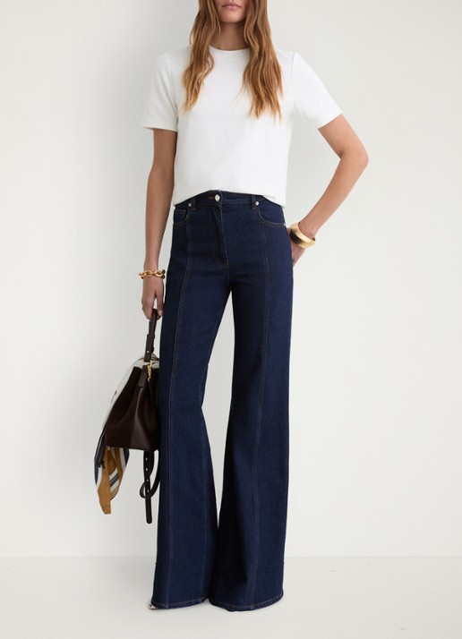 Reiss Josie T-shirt met ronde hals - voorkant 5 wit