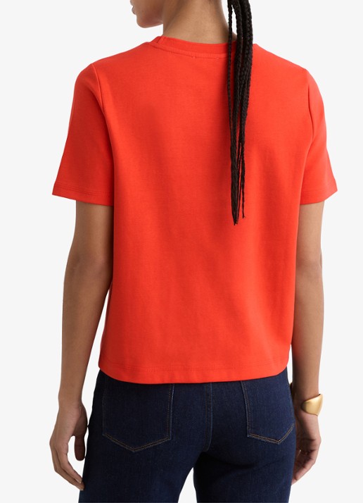 Reiss Josie T-shirt met ronde hals - achterkant rood