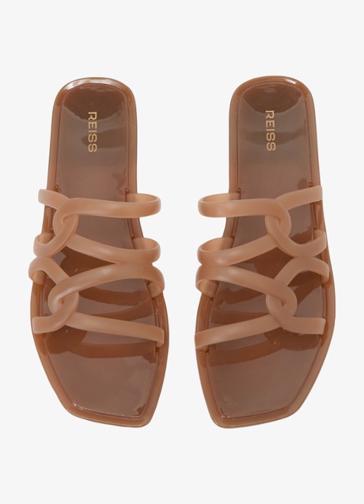 Reiss Juliette slipper - detail 3 beige