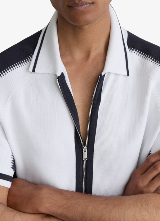 Reiss Kenley regular fit overhemd - detail 2 wit