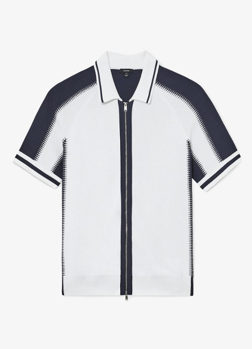 Reiss Kenley regular fit overhemd - voorkant 5 wit