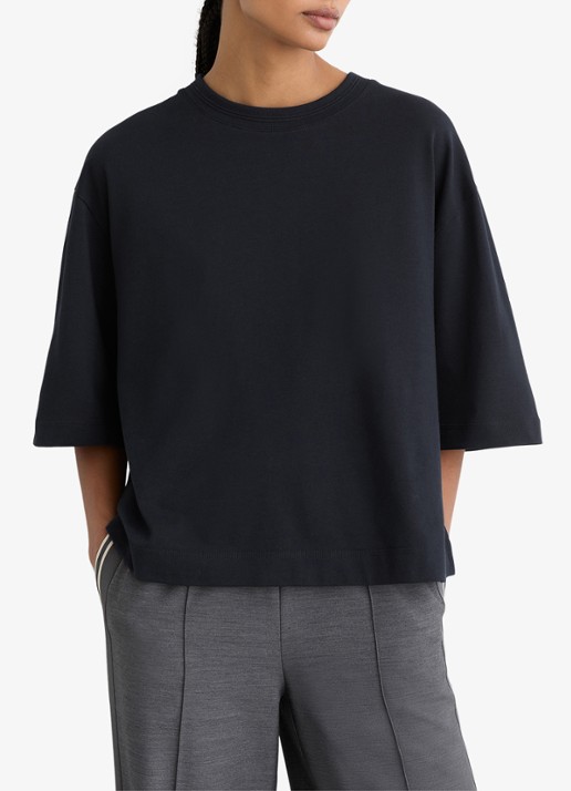 Reiss Lara oversized T-shirt  - detail 4 blauw