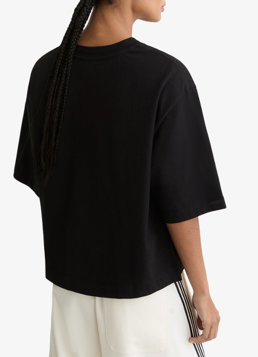 Reiss Lara oversized T-shirt  - achterkant 3 black / zwart