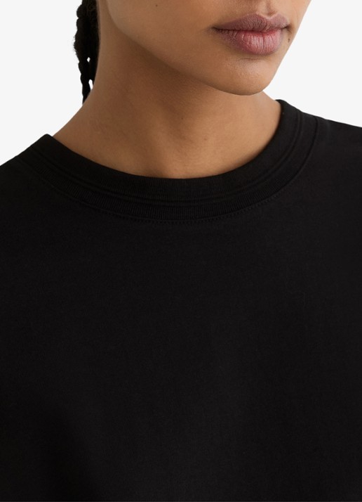 Reiss Lara oversized T-shirt  - detail 5 black / zwart
