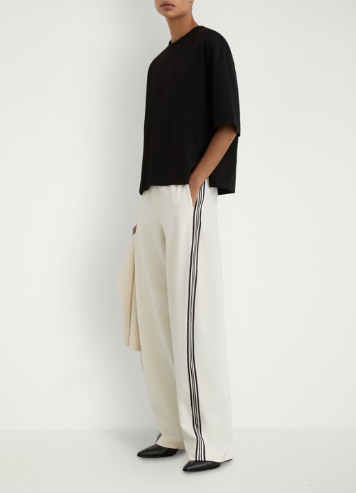 Reiss Lara oversized T-shirt  - detail 6 black / zwart