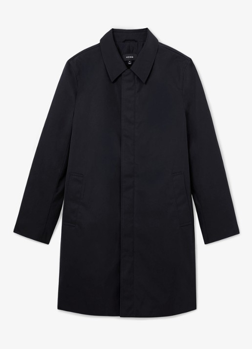 Reiss Lawlen gewatteerde parka met steekzakken - voorkant 5 navy / blauw
