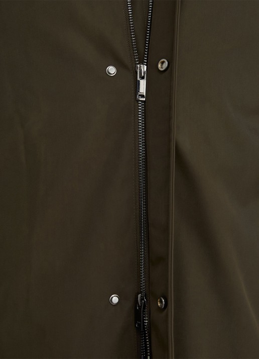Reiss Lawlen gewatteerde parka met steekzakken - detail 2 olijfgroen