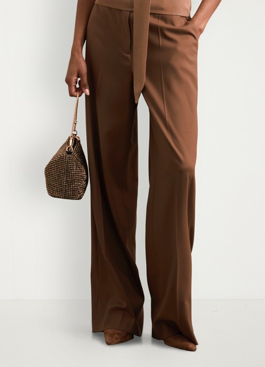 Reiss Leah schoudertas met studs  - detail 4 goud