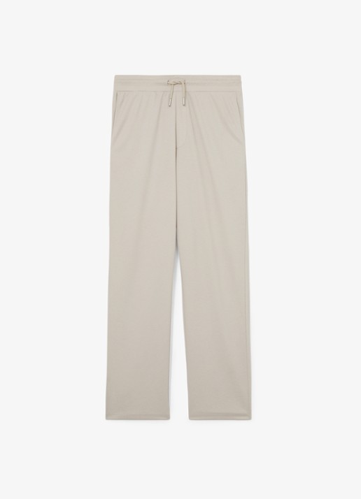 Reiss Lennox straight fit pantalon met steekzakken - voorkant 2 beige