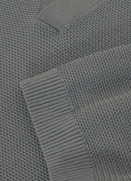 Reiss Leon regular fit polo  - detail 3 grijs