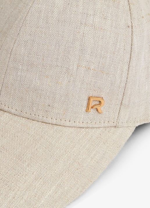 Reiss Lilly pet van linnen - detail gebroken wit