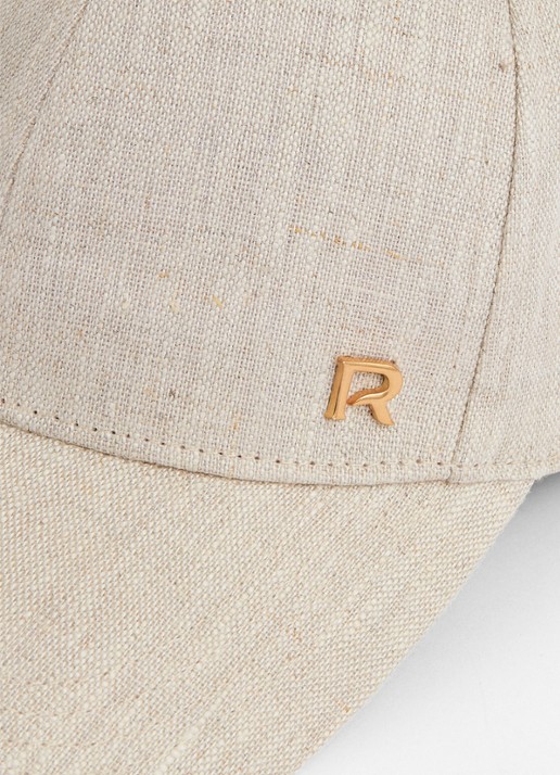 Reiss Lilly pet van linnen - detail 2 gebroken wit