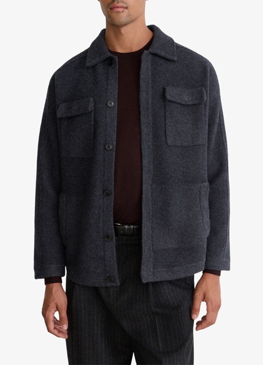 Reiss Lockwood overshirt van wol