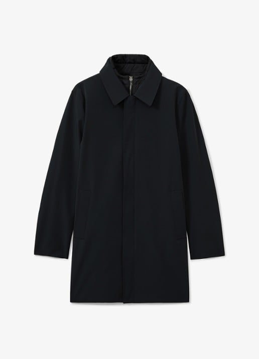 Reiss Logan jack met uitneembare voering - voorkant 2 donkerblauw