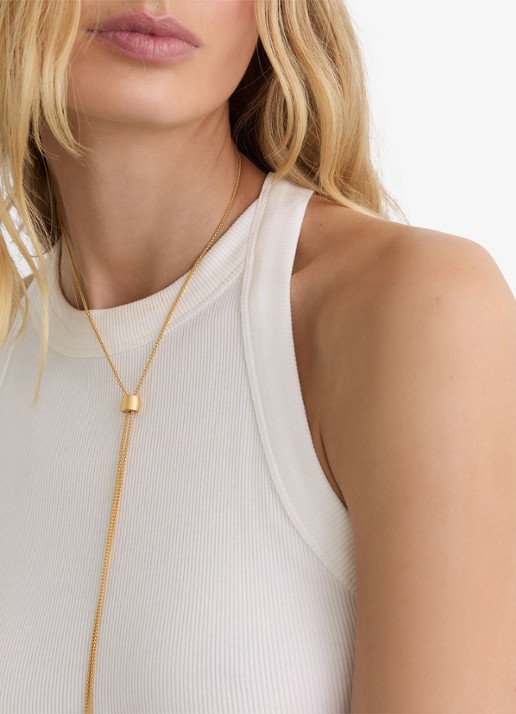 Reiss Lolana tanktop met ribstructuur - detail 4 wit
