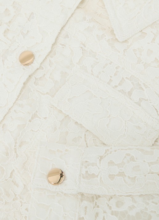 Reiss Lori jack met kant - detail 4 wit