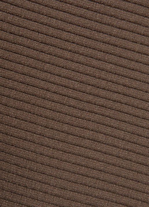 Reiss Lorna fijngebreide trui met asymmetrisch hals - detail 4 zand