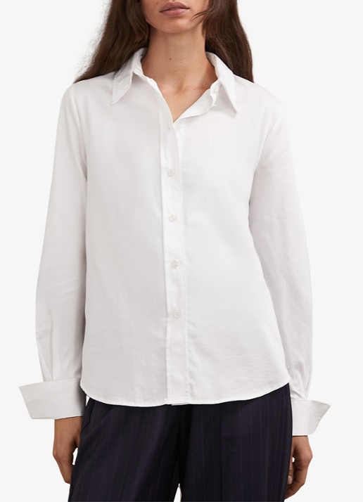 Reiss Lottie blouse met kraag