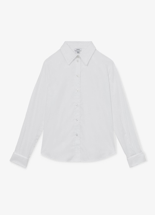 Reiss Lottie blouse met kraag - voorkant 4 wit